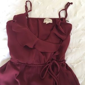 Everly Ruffle Wrap Maxi Dress